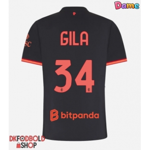 AC Milan Mario Gila #34 Tredje trøje Dame 2026-27 Kort ærmer